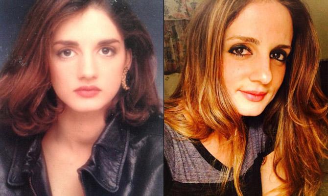 We raided interior designer Sussanne Khan's Instagram and found this gem of a picture from her younger days (left). Doesn't she look different now? What an amazing transformation! (All pictures courtesy: Sussanne Khan's Instagram account)