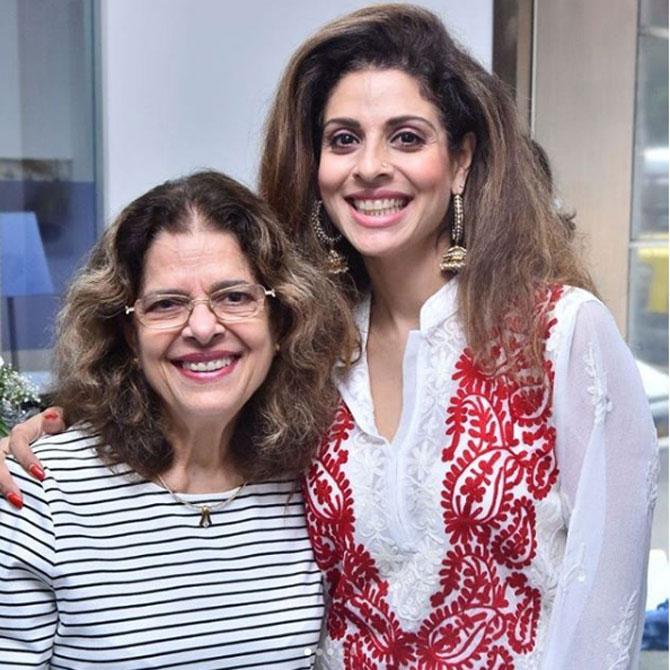 On the work front, Tanaaz Irani made her Bollywood debut with Govinda and Rani Mukerji starrer Hadh Kar Di Aapne (2000). She was seen in Hrithik Roshan and Ameesha Patel's debut film Kaho Naa... Pyaar Hai.  Pictured: Tanaaz Irani with her mother.