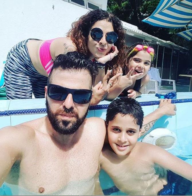 Tanaaz Irani and Bhakhtyar Irani are great dancers and stood third in the celebrity dance show Nach Baliye in 2006.