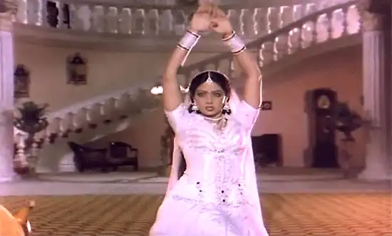 Nagina: Sridevi plays the snake woman, and does so without looking over the top. The film, with Rishi Kapoor as the hero, was the highest grosser of 1986 and elevated the actress' status even further. Main Teri Dushman, Dushman Tu Mera is among the most famous 'snake songs' in Bollywood.