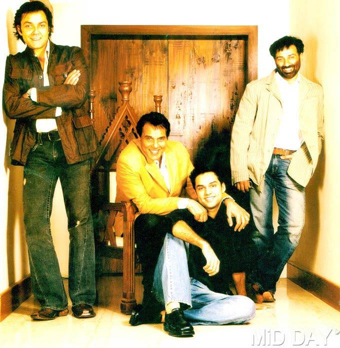 Sunny Deol-Bobby Deol and Abhay Deol: Brothers Sunny and Bobby have been popular actors at different times in their careers even as their cousin Abhay is carving a niche for himself with off-beat films. Abhay Deol is Dharmendra's nephew.