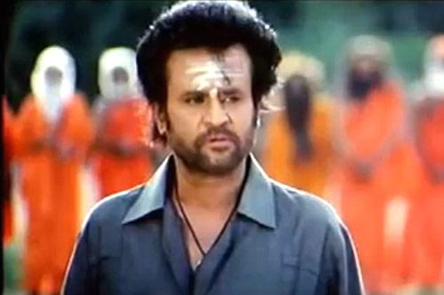 Rajinikanth married Latha Rangachari in 1981. The duo met when Latha interviewed him for her college magazine. In picture: Rajinikanth in 'Baba'