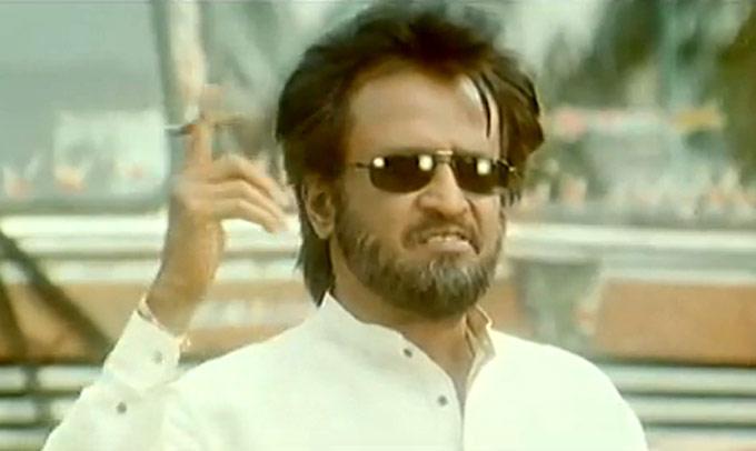 Rajinikanth and Latha have two daughters named Aishwarya Rajinikanth and Soundarya Rajinikanth. In picture: Rajinikanth in his signature pose