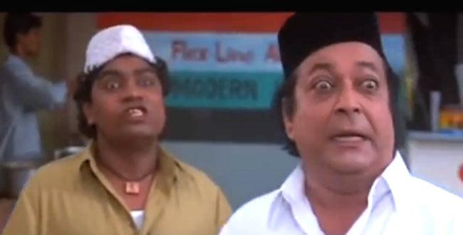 Dinesh Hingoo: Character actor Dinesh Hingoo seen here next to Johnny Lever in a still from the 1999 film Laawaris has played mainly comic roles, and has appeared in almost 300 films. He played supporting roles in films like Qurbani, Saajan, Humraaz, Baazigar, No Entry, Judaai and has also acted in several TV serials on Doordarshan.