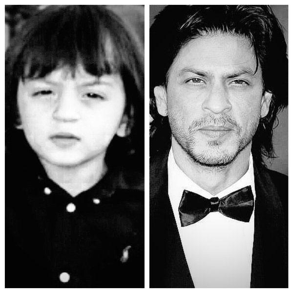 'There really are places in the heart you don't even know exist until you love a child,' wrote SRK with this photo of him and AbRam.