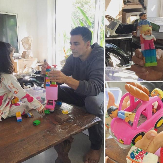 Well, Akshay Kumar always takes time out of his hectic shooting schedules to be with his family