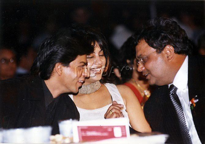 Shah Rukh Khan and wife Gauri Khan at an event