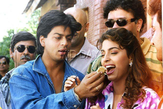 Shah Rukh Khan and Juhi Chawla's association dates back to 1992 when they came together on screen for the first time in,'Raju Ban Gaya Gentleman'.They have since worked together in several films including 'Darr', 'Yes Boss' and 'Duplicate'. In 1999, SRK teamed up with Aziz Mirza and Juhi Chawla to start a production company, Dreamz Unlimited, which was later transformed into Red Chillies Entertainment with Gauri Khan