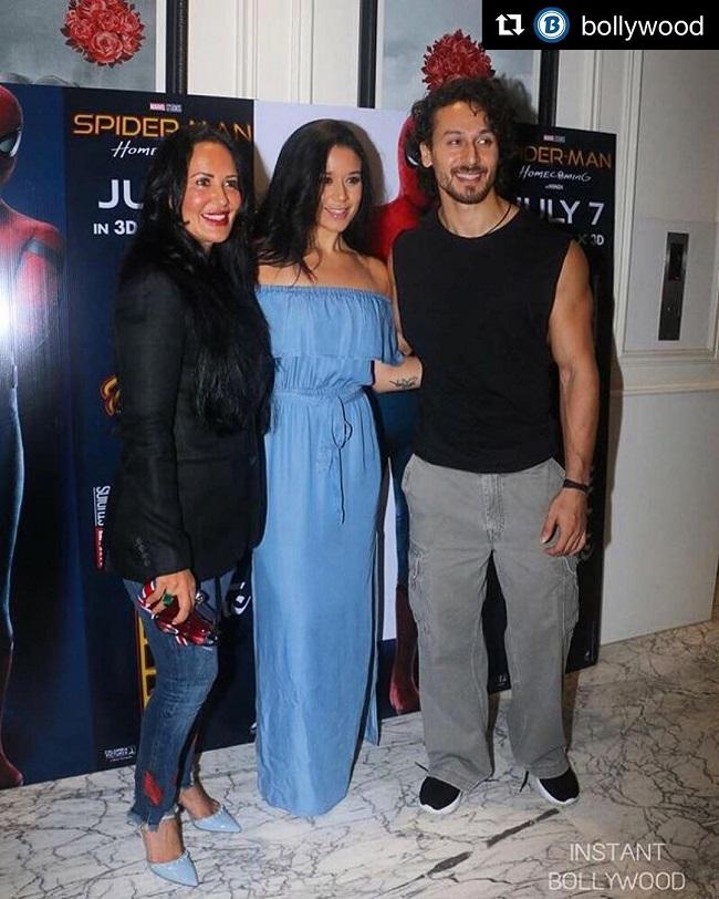 Tiger Shroff has called mother Ayesha Shroff and sister Krishna Shroff as his support system.