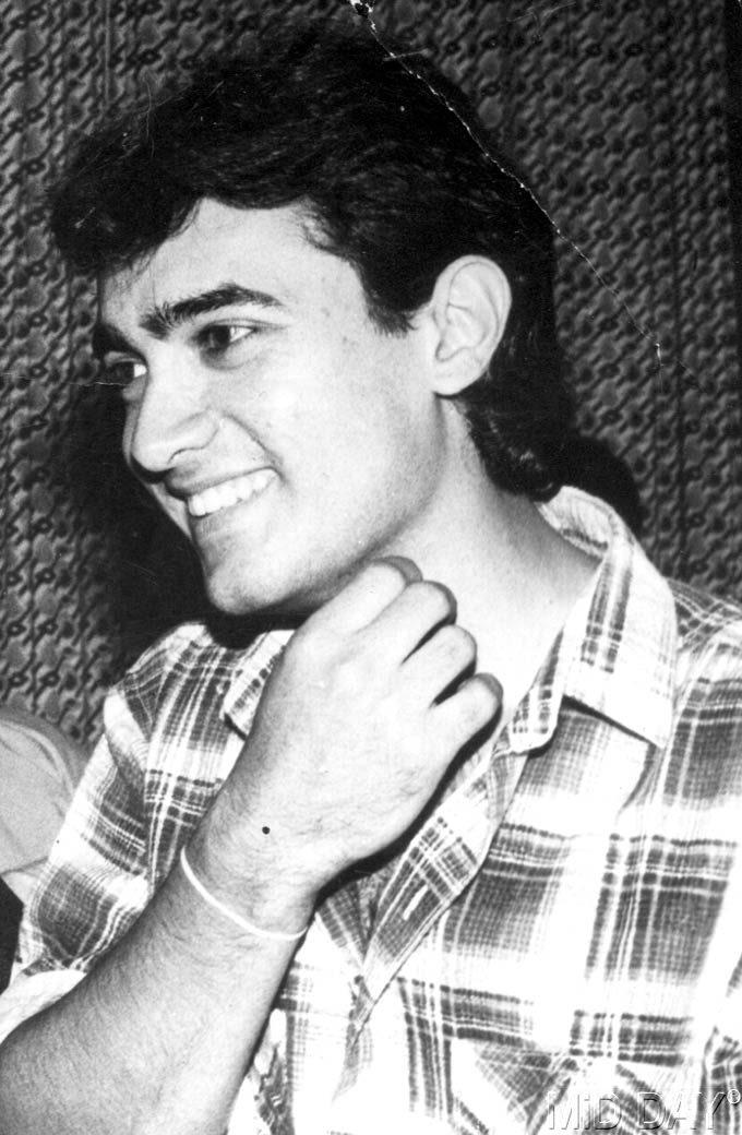 Aamir Khan grew up in a family that has been part of the Hindi film industry for decades. Late producer-director Nasir Hussain is Aamir Khan's paternal uncle, cousin Tariq Hussain Khan has acted in 'Yaadoon Ki Baaraat' which was a hit film in the 1970s. Actor Imran Khan is Aamir Khan's nephew and his second wife Kiran Rao is a film producer.
In picture: A simple and rather shy looking Aamir Khan