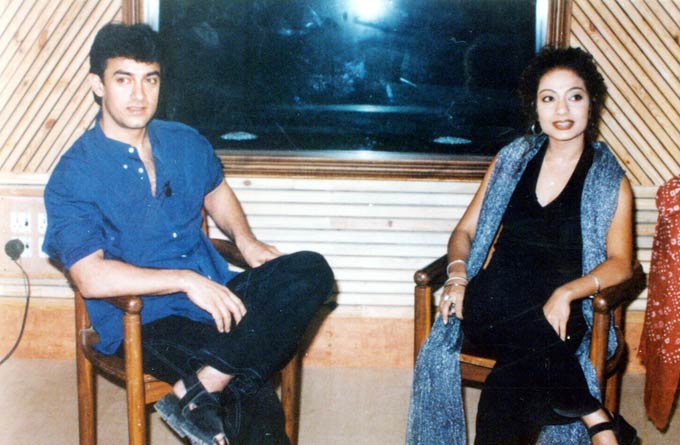 A young Aamir Khan at an event
