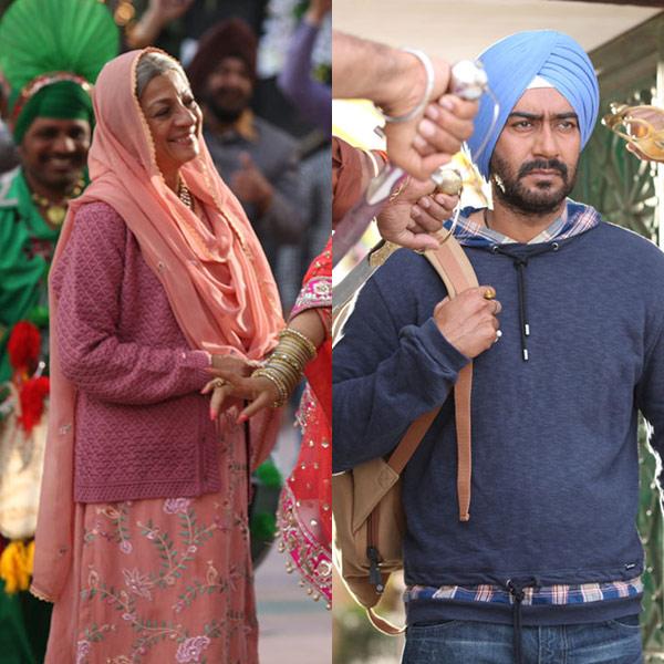 Ajay Devgn and Tanuja in Son of Sardaar: While Ajay and Kajol have appeared in many films together, the actor also shared screen space with his mother-in-law in his home production. They had earlier acted together in Bhoot (2003).