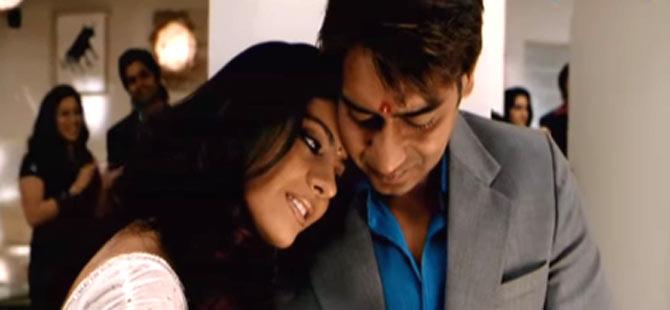 Ajay Devgn and Kajol in U Me Aur Hum: The husband-wife jodi played real-life partners in the 2008 film romantic drama directed by Ajay. Their other films post-marriage include Dil Kya Kare (1999), Raju Chacha (2000) and Toonpur Ka Super Hero (2010).