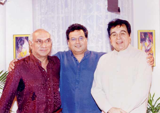 Legends: Yash Chopra directed Dilip Kumar in the 1984-blockbuster Mashaal that is one of the many classics made by the legendary producer-director. Also seen in the picture is filmmaker Subhash Ghai.