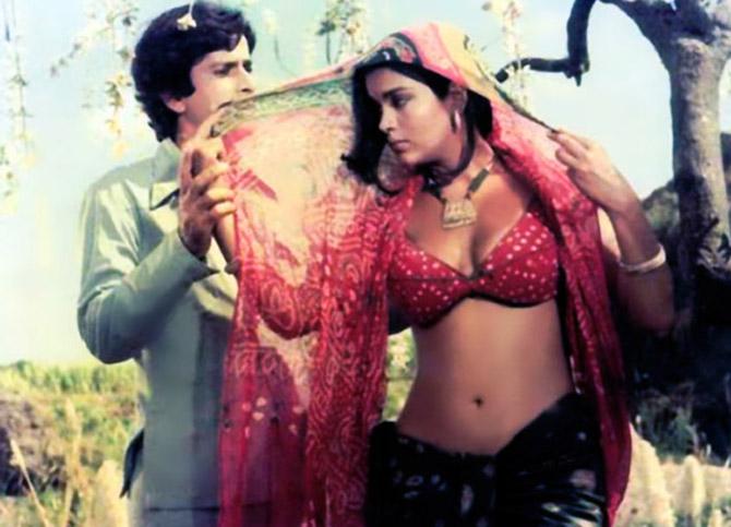 Interestingly, Zeenat Aman was not the first choice as a leading lady - Rupa - for Satyam Shivam. Hema Malini, Dimple Kapadia, Vidya Sinha were previous choices. However, the actresses apparently denied playing the role due to sensual content and body exposure. In picture: Zeenat Aman with Shashi Kapoor in a still from 'Satyam Shivam Sundaram' (1978).