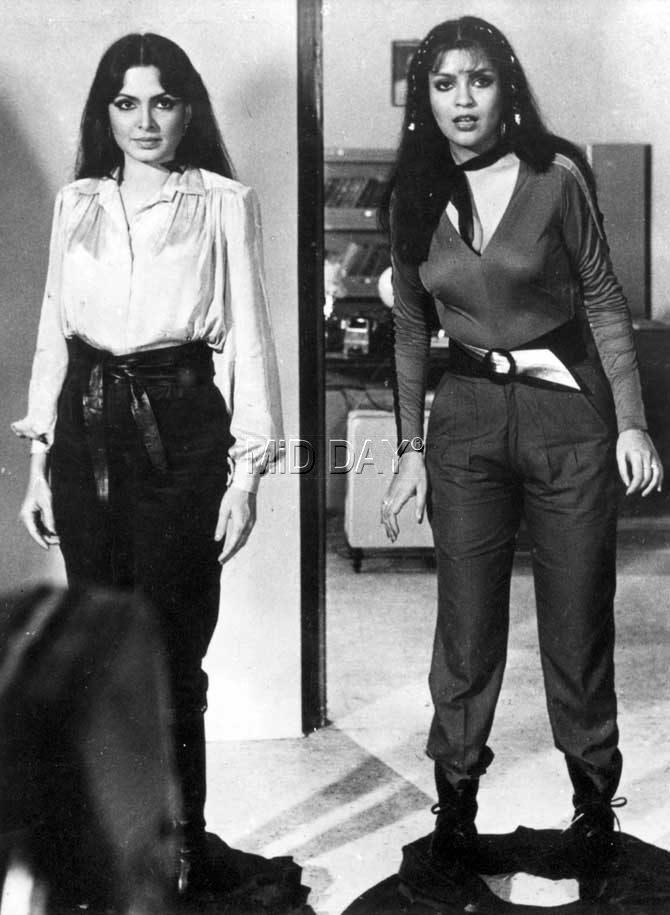 Some rare pictures from Zeenat Aman's personal and professional life. In picture: Parveen Babi and Zeenat Aman in a still from 'Ashanti' (1982).