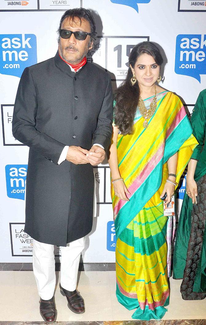 Jacki Shroff with Shaina NC