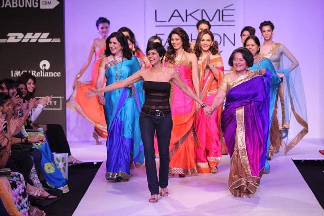 Mandira Bedi with mom and showstopper Gita Bedi