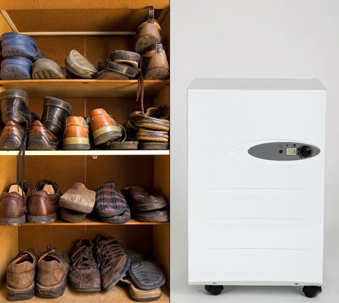 You can place a dehumidifier in your shoe cabinet. It absorbs the humidity in the air keeping the place dry and not exposing your leather to fungus. In addition, keep your shoes in a cloth cover before placing them in shoe boxes.
-With inputs from agencies You can place a dehumidifier in your shoe cabinet. It absorbs the humidity in the air keeping the place dry and not exposing your leather to fungus. In addition, keep your shoes in a cloth cover before placing them in shoe boxes.
-With inputs from agencies