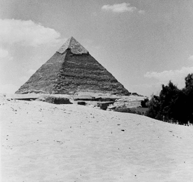 Great Pyramid of Giza: The Great Pyramid of Giza is the oldest and largest of the three pyramids in the Giza pyramid complex. The iconic pyramid is located in El Giza, Egypt, and it is the oldest of the Seven Wonders of the Ancient World. Interestingly. it's the only one to remain largely intact till now.
