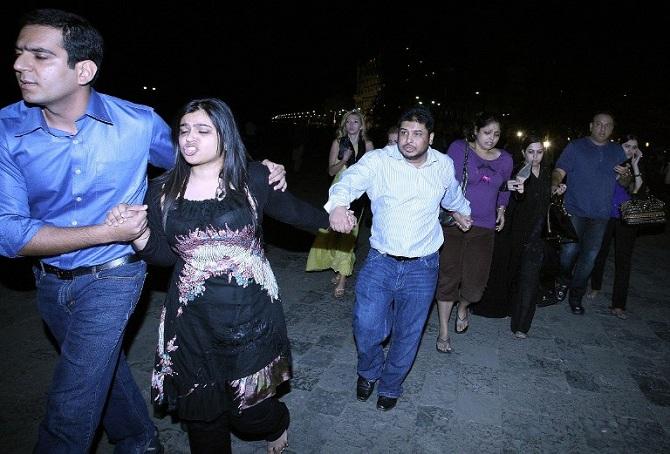 Foreign nationals and visitors, who were not held hostage, were quickly evacuated from the attack sites. A team of the Mumbai Anti-Terrorist Squad (ATS) quickly took control of the situation.