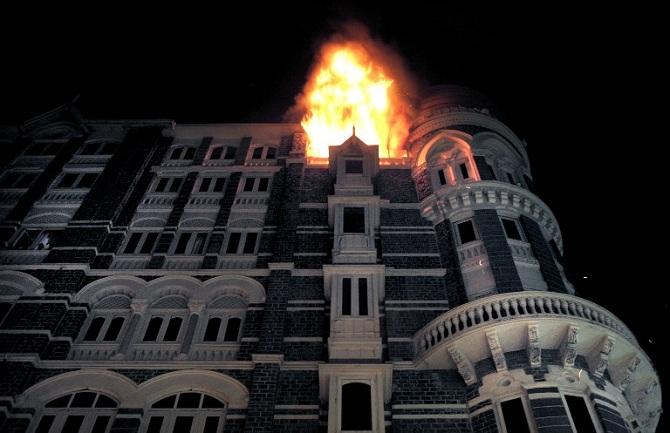 The next point of attack was the iconic Taj Mahal Palace and Tower hotel located at Colaba in South Mumbai. A total of six explosions were reported from the hotel, thus leading to a major fire over the building.