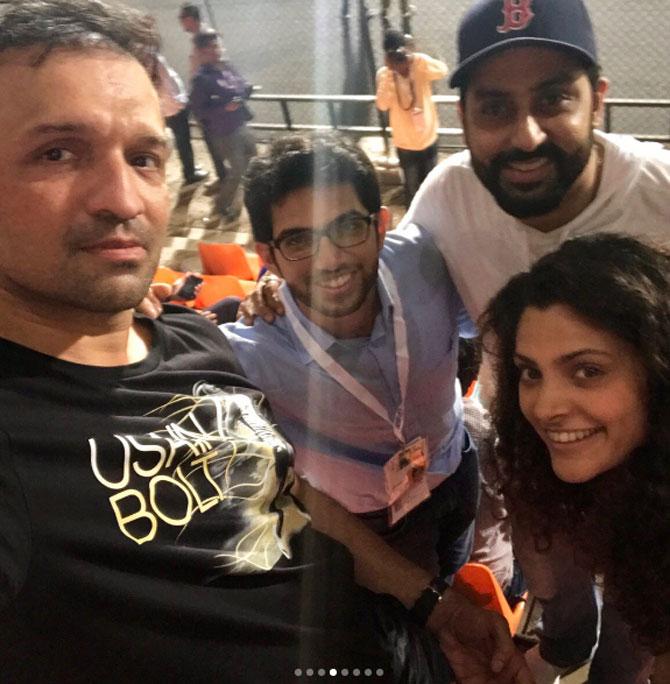 Aaditya Thackeray shared an Instagram post and captioned it, 'Some moments with fans of football who make it a point to come and watch the game at the Mumbai Football Arena! I will also share a separate and special video of one bloc of fans that are the loudest, belting out songs and cheering our lads! What atmosphere! With such a great support team, we took the gamble to pull the games to Mumbai at the last minute and am happy that the football culture is building! Thank you, AIFF and all those involved for this successful Hero Tri-Nation Series in Mumbai!'