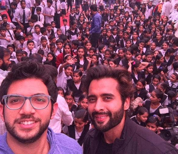 Aaditya Thackeray had proposed for the revival of night-life. He said that nightlife is for all. His idea is to have affordable eateries open to all. This will boost employment, revenue and affordable eating places for all who work at night or finish work at night. In picture: Aaditya Thackeray with Jacky Bhagnani at 'support Kasrat' event of BMC in Mumbai