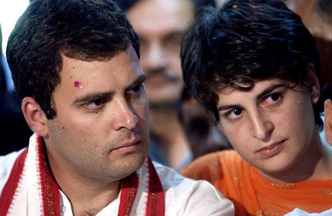 As Priyanka Gandhi turns a year old, here are some rare photos