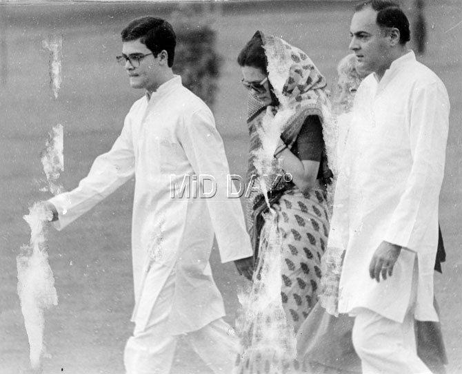 Sonia Gandhi and Rajiv Gandhi had two children, Rahul Gandhi (born 1970) and Priyanka Vadra (born 1972)
