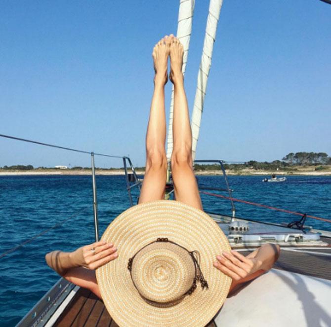 Zaklina posts a variety of outfits, flaunting her luxury accessories and designer watches and glasses.