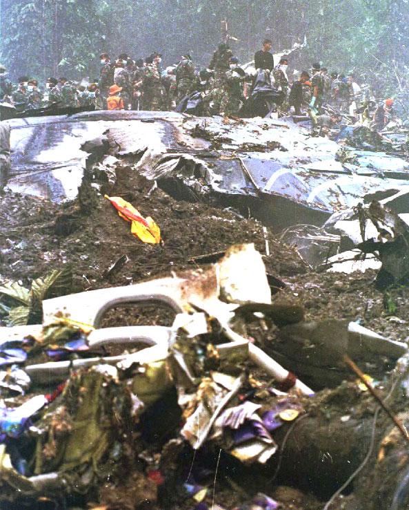Sept. 26, 1997: Garuda Indonesia Airbus A300 crashed in Buah Nabar village, about 30 km South West of Medan, in North Sumatra, killing 234 people. The Airbus 300 crashed on approach to Medan airport