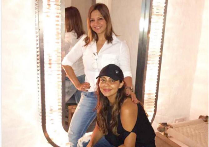 Though she is friends with some of the bigwigs in Bollywood, Deanne Panday is media shy and prefers to stay away from all the glitz and glamour. She is close with Gauri Khan, Malaika Arora, Lara Dutta and Amrita Arora-Ladak. In this picture, she is seen with Gauri Khan at the launch of her restaurant. 