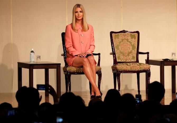 Ivanka Trump, advisor to US President Donald Trump, attended a meeting of the World Assembly for Women (WAW!) in Tokyo on November 3, 2017. All pics/AFP
