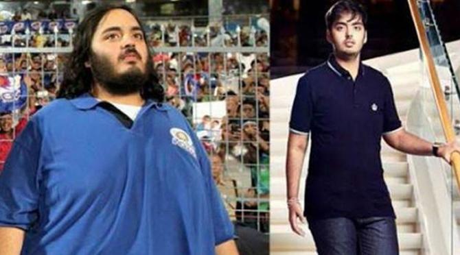 Self-discipline, hard work and dedication ensured that Anant Ambani reached his desired target and his transformation makes it all worth it. Pic/Instagram