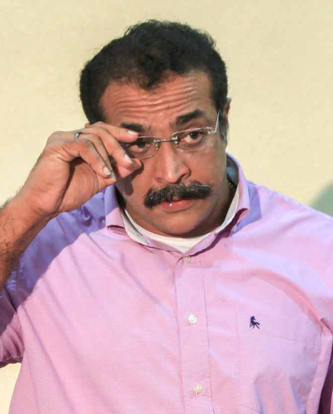Himanshu Roy was posted as joint commissioner of police, Mumbai, ATS Maharashtra chief, additional director general of police (ADGP) of Maharashtra (planning and co-ordination), and ADGP (establishment), Maharashtra. Owing to the sensitive cases Roy handled during his stint as ATS chief, he and then commissioner Rakesh Maria became the first police officers to get Z+ security cover. Roy had recently been given the cover.  In picture: File photo dated May 11, 2015, shows former joint commissioner of police (Crime), Himanshu Roy at a press conference in Mumbai. Pic/AFP