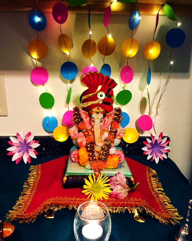 Photos came in from abroad as well. This one was sent by Sanskriti Godbole from Conway, Arkansas in USA
