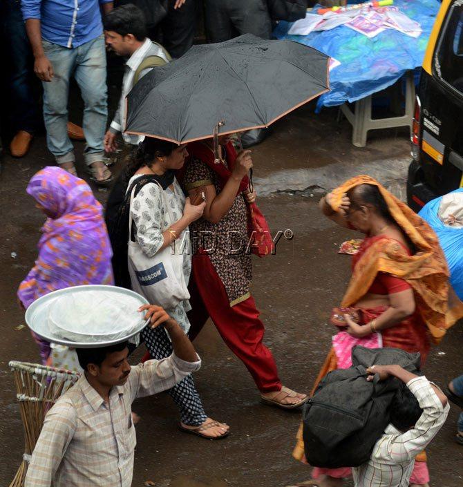 Rajiv Nair, director, IMD, said, 'The sudden change in climate is due to the upper air cyclonic circulation over Kutch in Gujarat. Due to the drift in the atmosphere, there is a lot of moisture incursion resulting into mild rainfall and windy conditions. We are expecting similar conditions for the next 24 hours,' said Nair.
