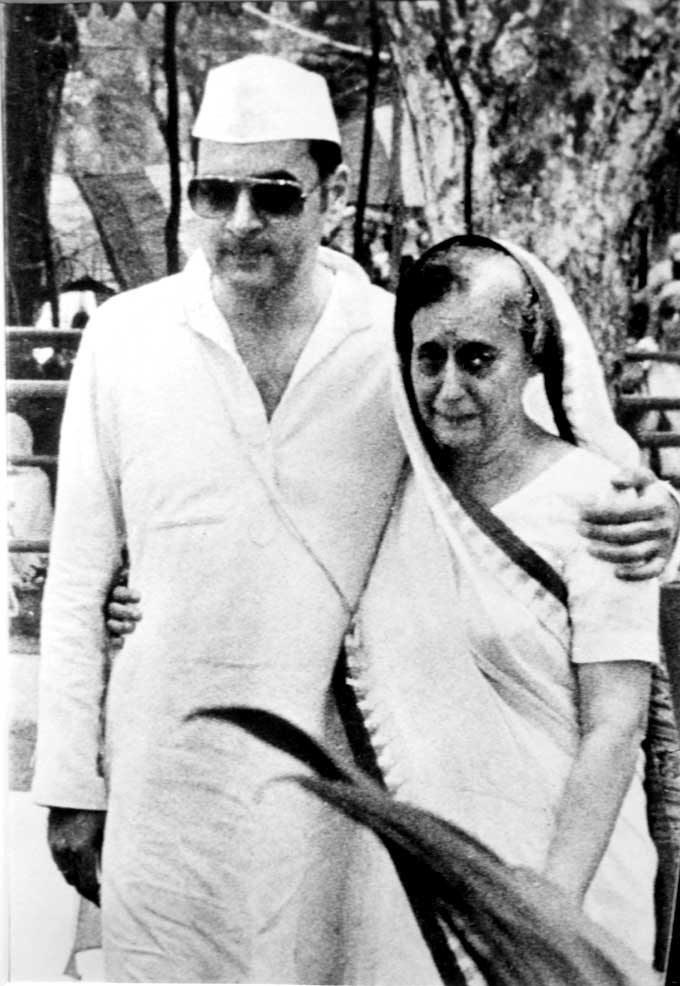 Sanjay Gandhi was appointed the Secretary-General of the Congress in May 1980. Just a month later, he died in an air crash. Sanjay Gandhi died instantly from head wounds in an air crash on June 23, 1980, near Safdarjung Airport in New Delhi. In pic: Rajiv Gandhi and Indira Gandhi after Sanjay died in a plane crash.