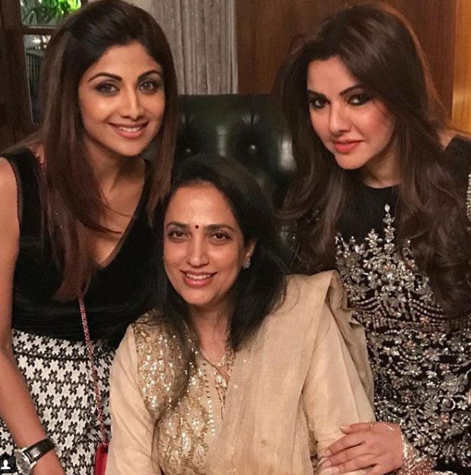 In pic: Kaykasshan Patel with Uddhav Thackeray's wife Rashmi Thackeray and Shilpa Shetty Kundra