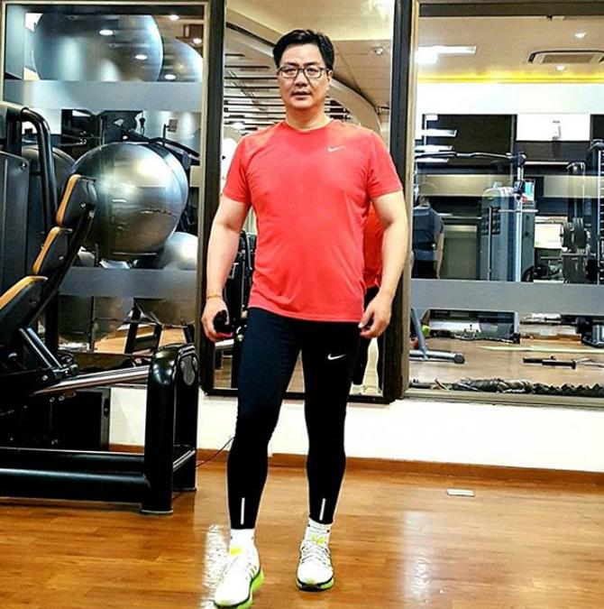 For a long time, Kiren Rijiju has been propagating the idea of 'New India' in which the youth population should be fit and vibrant. His social media posts on fitness are inspirational for the younger generation