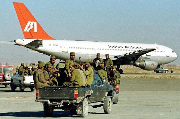 Pakistan-based hijackers hijacked Indian Airlines Flight 814 en route from Kathmandu on December 24, 1999 and diverted it to Amritsar, Lahore, Dubai and finally Kandahar. After a week-long stand-off India agreed to release three jailed Pakistani men in exchange for the hostages. One hostage, Rupin Katyal, was stabbed to death and his body thrown on the tarmac as a 'warning attack'.