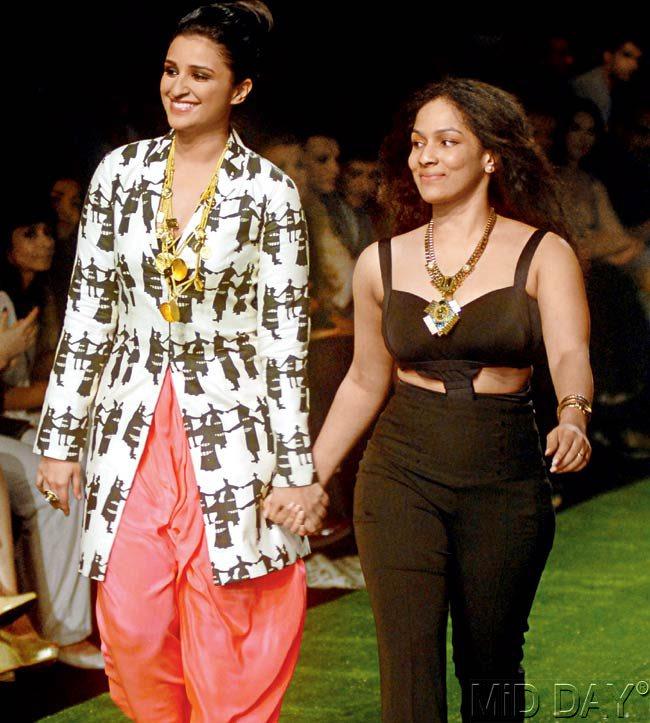 #30 Masaba Gupta/fashion designer, 25  MASABA Gupta, daughter of cricket legend Vivian Richards and actor Neena Gupta first came into the spotlight when she presented a collection of extremely wearable outfits at the Gen Next segment of Lakme Fashion Week in Mumbai in 2009. Her  'fun' prints became her trademark and local markets, from Chandni Chowk's bazaars to Colaba Causeway were flooded with copies of her prints. Soon, many young designers followed suit by creating collections inspired by her funky prints, believing that this represented the 'it' mantra for quick success. Fashion house Satya Paul, (which is older than Gupta!) appointed her as the fashion director of the empire. Since then, she has managed both labels with u00e9lan. u2014 Dhara Vora