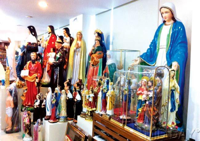 #30 St Paul Book and Art Centre Situated on 24th  Road in Bandra West (opp Duruelo Convent), the St Paul Book and Art Centre is easily Mumbai's largest outlet for religious articles which embellish the living room of a Christian home. Established in 1960, according to a seasoned hand at the firm, the three-year-old second floor location has helped display an array of essentials. Non-Christian visitors to the store need not feel out of place because there is a large section of self-improvement,  children's books and gifts in the form of bookmarks and glassware. The store gets full marks for its du00e9cor and comfortable space to move in between rows of shelves,  The other similar store which is worth visiting is Daughters Of St Paul on Waterfield Road, Bandra West. u2013 Clayton Murzello