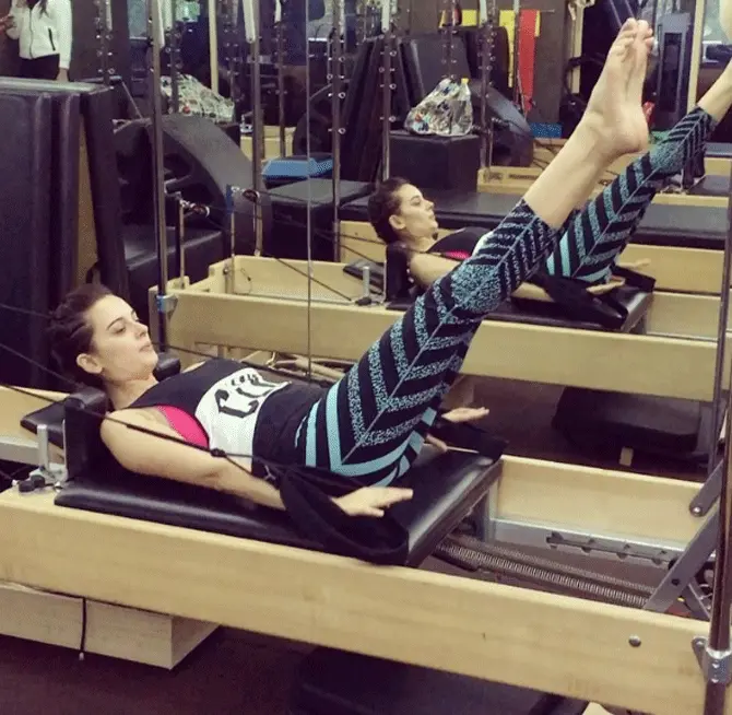 Evelyn Sharma is seen working out at Body Image. Evelyn Sharma is also known for her well-toned figure. She will next be seen in the Prabhas-starrer Saaho