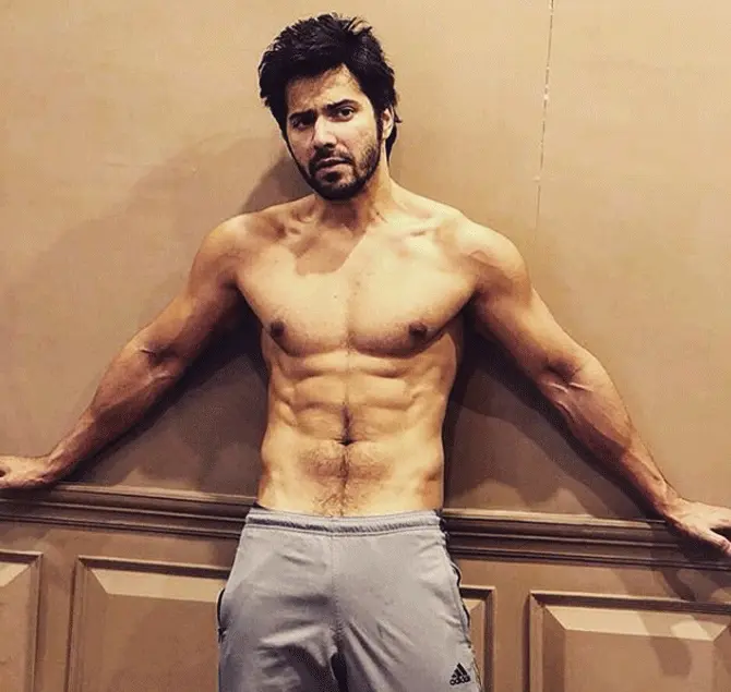 Varun Dhawan is another patron of the body sculptor gym. The heartthrob has maintained his washboard abs by working out four or more times every week. 