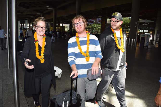 On Friday, the band will be visiting Kala Ghoda and Colaba for a food-cum-shopping spree. They will also check out places like Chetna Restaurant, Jehangir Art Gallery, Banganga Tank, Bhau Daji Lad Museum, Rajabhai Clock Tower, Churchgate Station, Mani Bhavan and Hanging Gardens