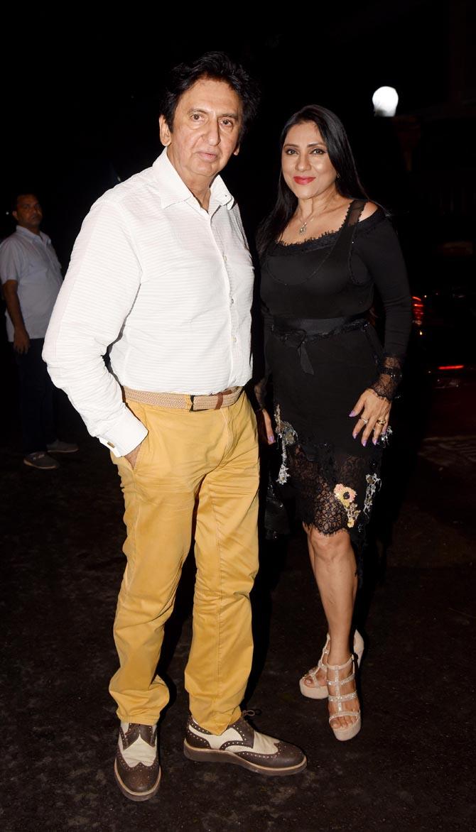 Kailash Surendranath and wife Aarti attended Simone Arora #39 s party together
