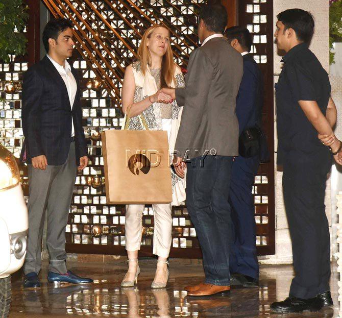 Akash Ambani is the older son of Mukesh Ambani and Nita Ambani