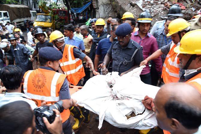 All those staying in the left wing, around 20 of them, were evacuated with the help of a ladder